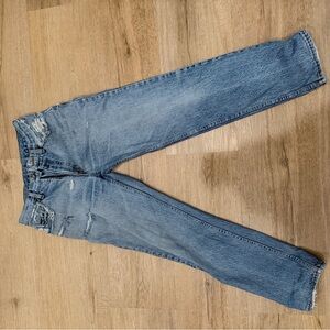 Levi's SilverTabs Light Blue Distressed Boot Cut Jeans